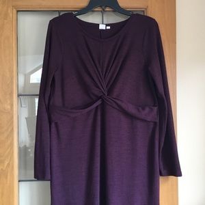 Knit maternity dress
